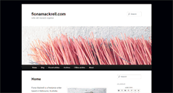 Desktop Screenshot of fionamackrell.com